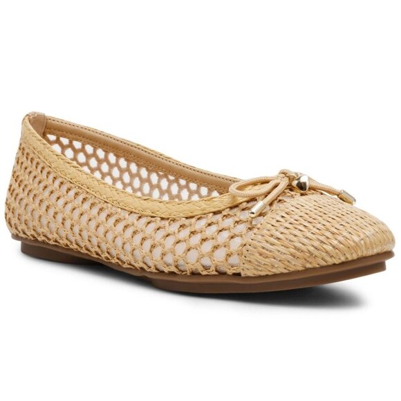 Anne Klein Luci-M Women's Flat Shoes Natural Raffia : 7 M, Mesh/Rubber - Picture 1 of 4